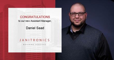 Janitronics Building Services Congratulates Daniel Saad
