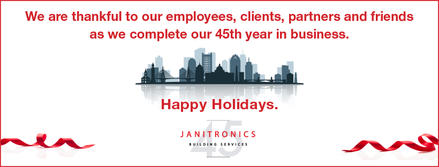 Happy Holidays from Janitronics Building Services