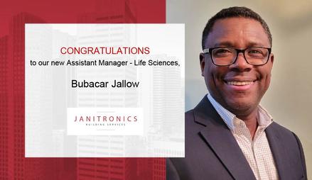 Janitronics Building Services Welcomes Back Bubacar Jallow