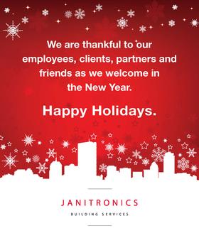 Janitronics Building Services Wishes You Happy Holidays