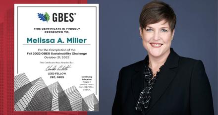 Janitronics Building Services Congratulates Melissa Miller on completing Fall 2022 Challenge