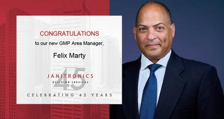 Janitronics Building Services Welcomes Felix Marty