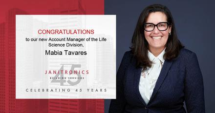 Janitronics Building Services Welcomes Back Mabia Tavares