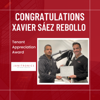 Janitronics Building Services Congratulates Xavier Sáez Rebollo