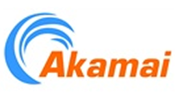 Blue and orange Akamai logo
