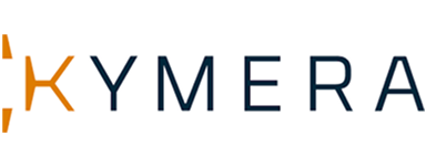 Orange and black Kymera logo