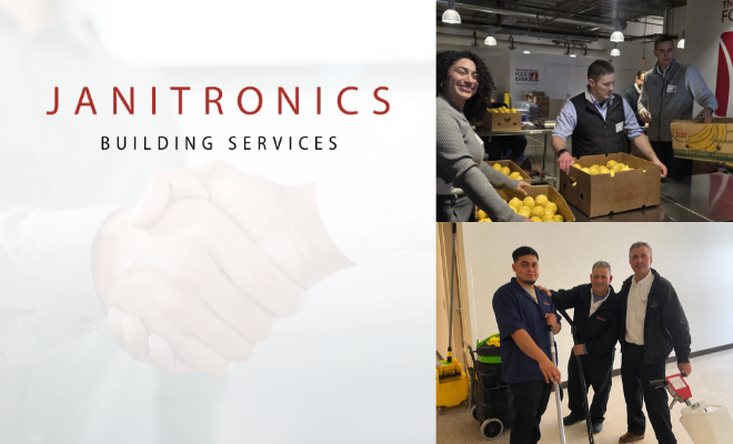 Janitronics employees giving back at charity events
